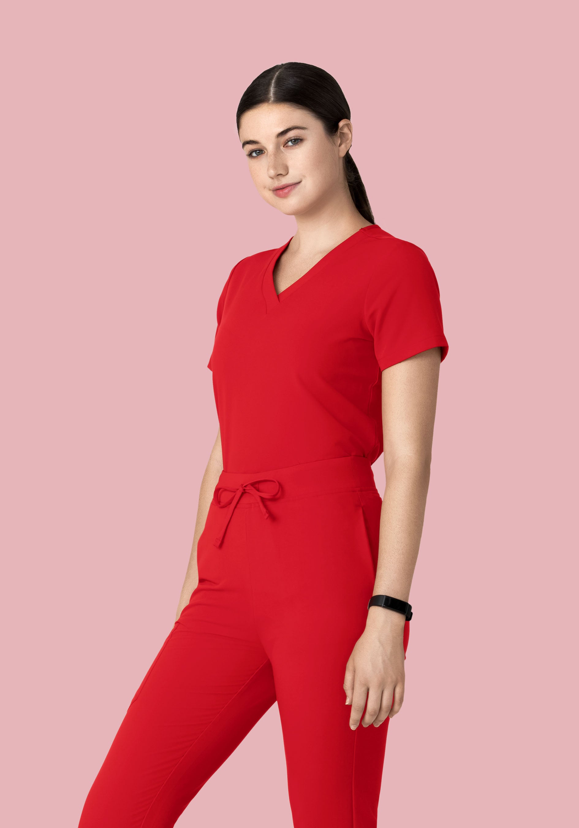 6 Pocket Top Poppy Red
