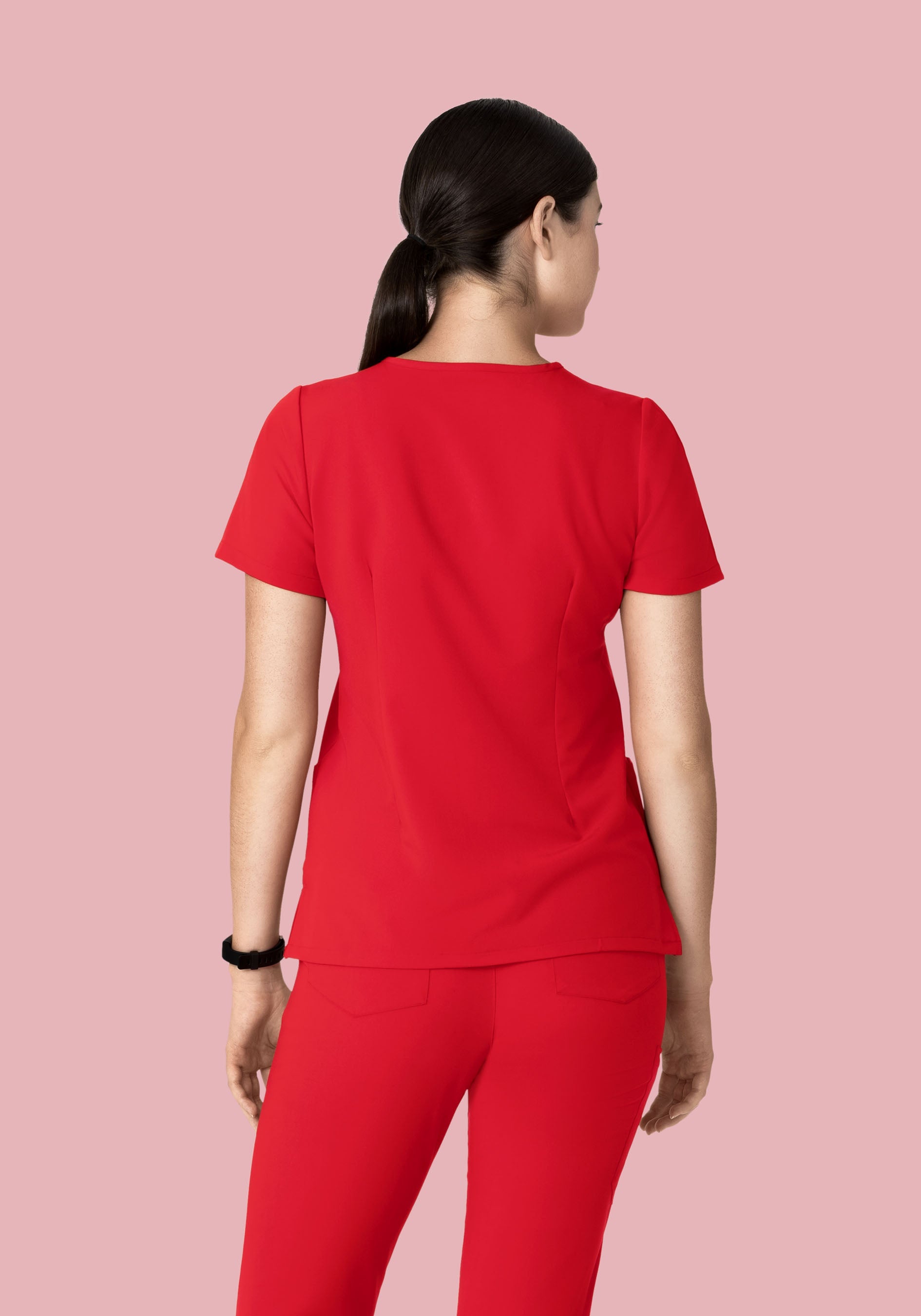 6 Pocket Top Poppy Red