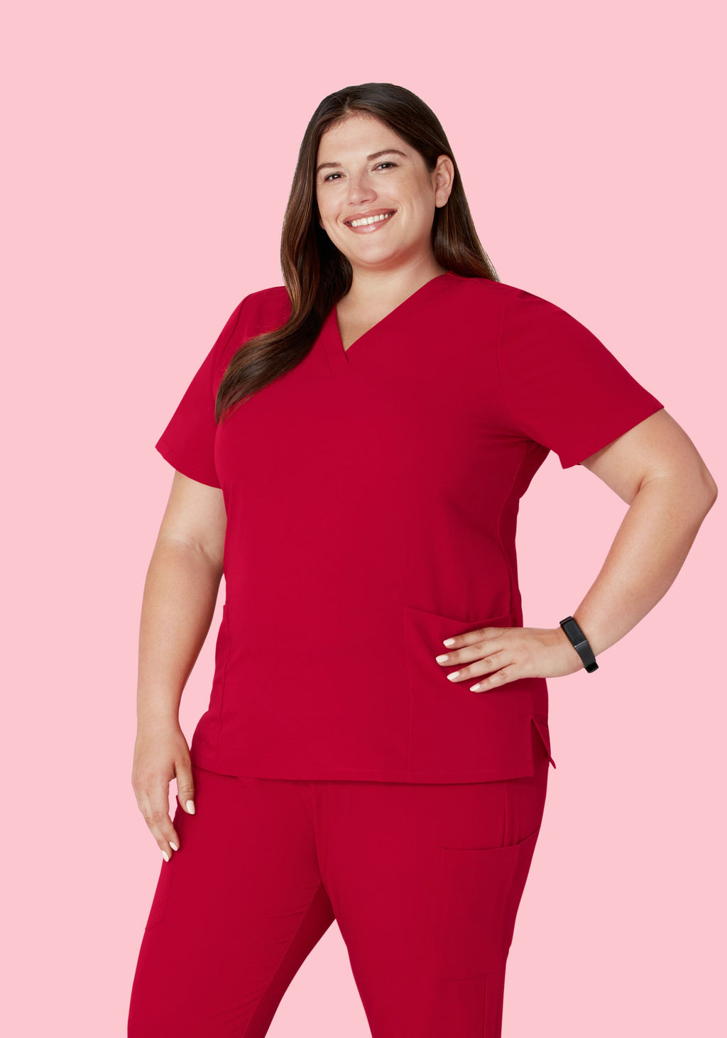 6 Pocket Top Crimson