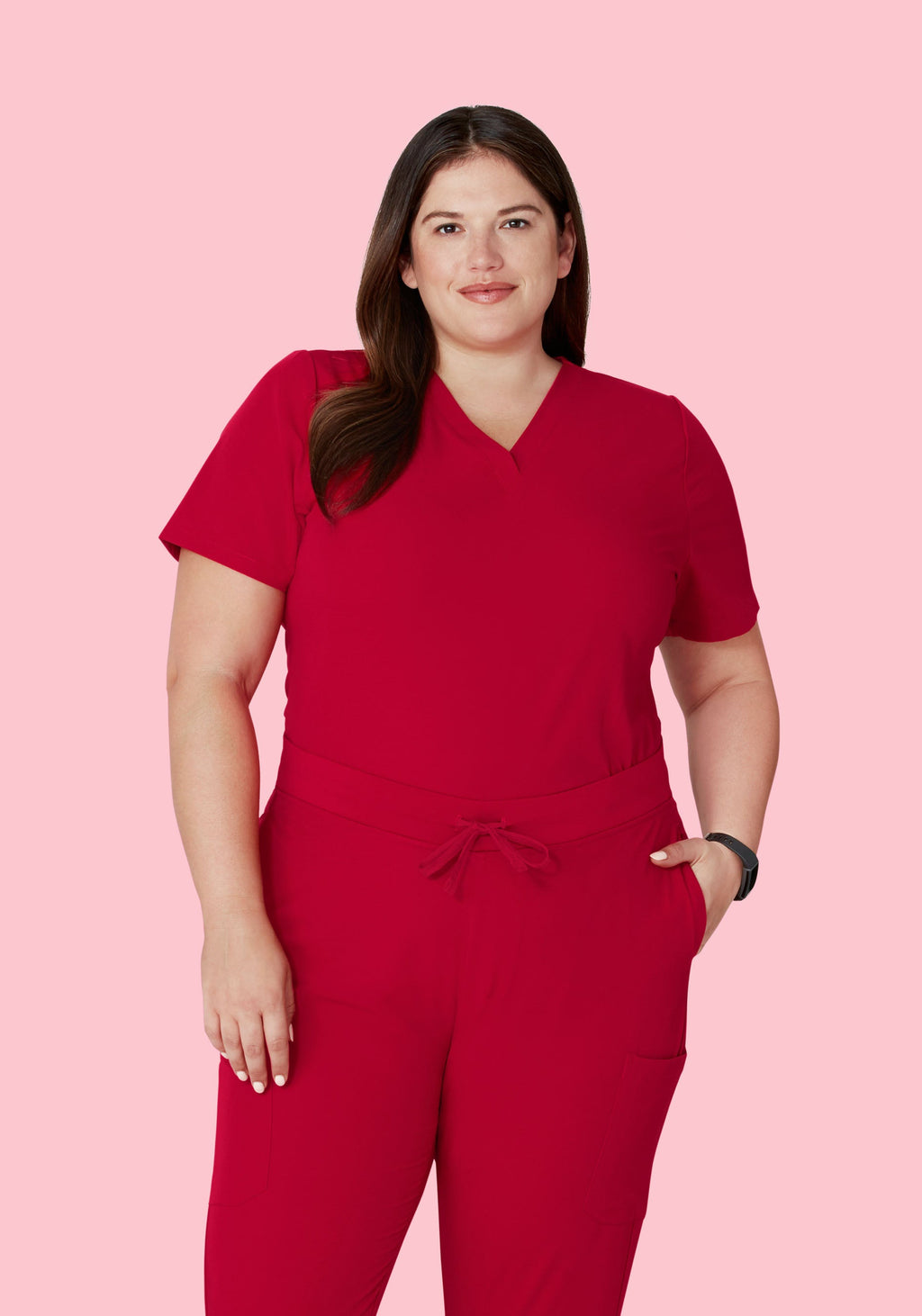 6 Pocket Top Crimson