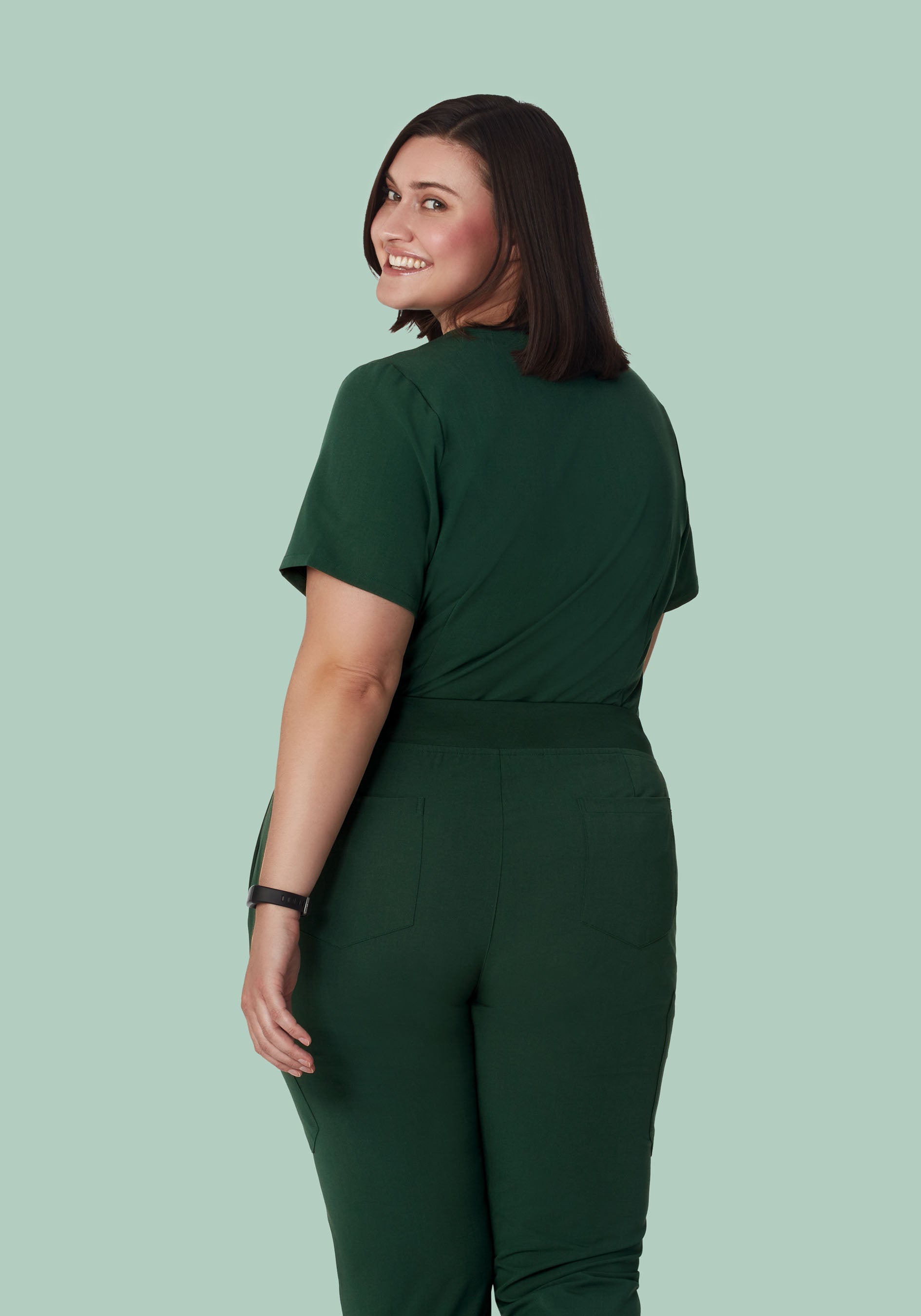 6 Pocket Top Midnight Green