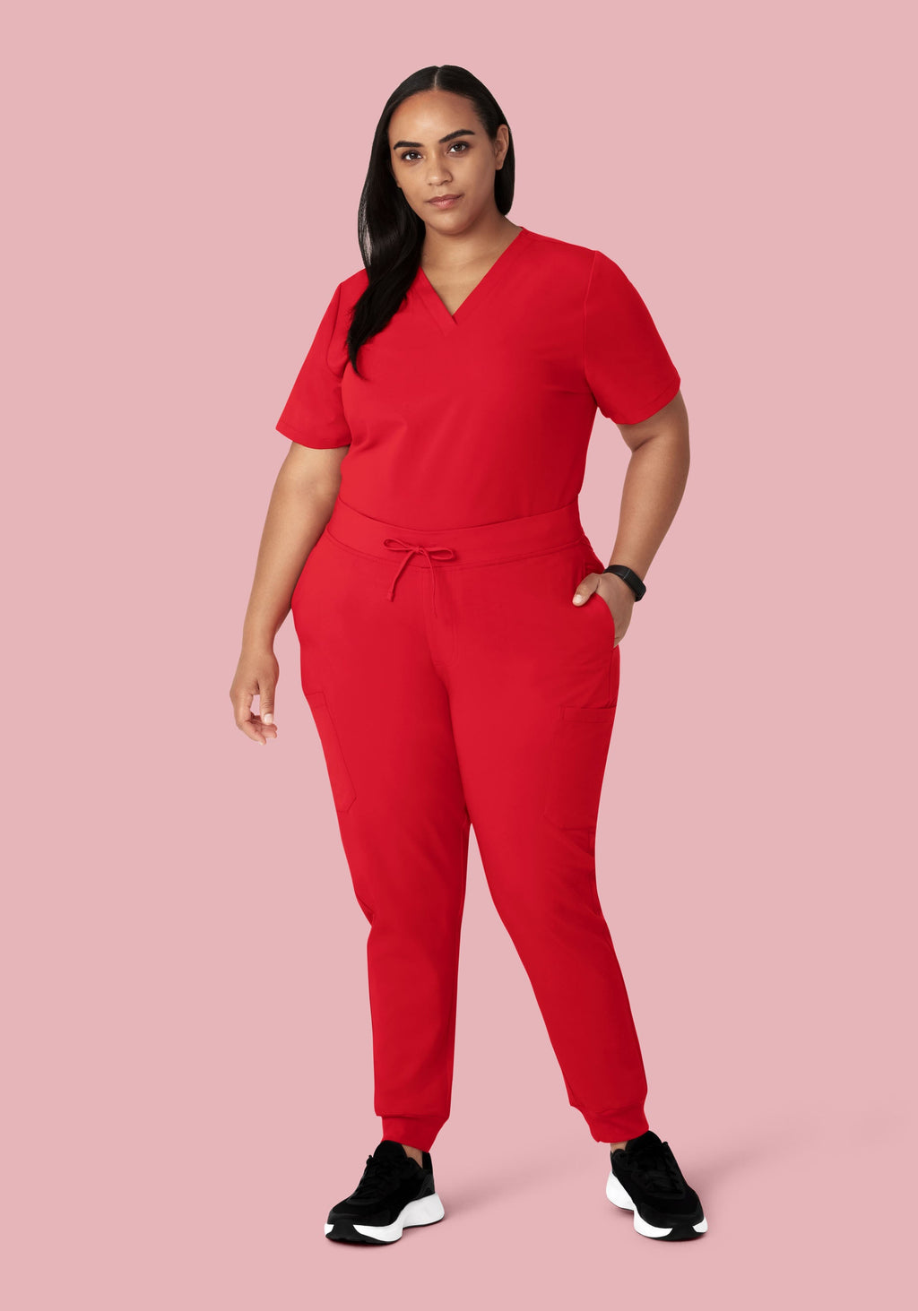 6 Pocket Top Poppy Red