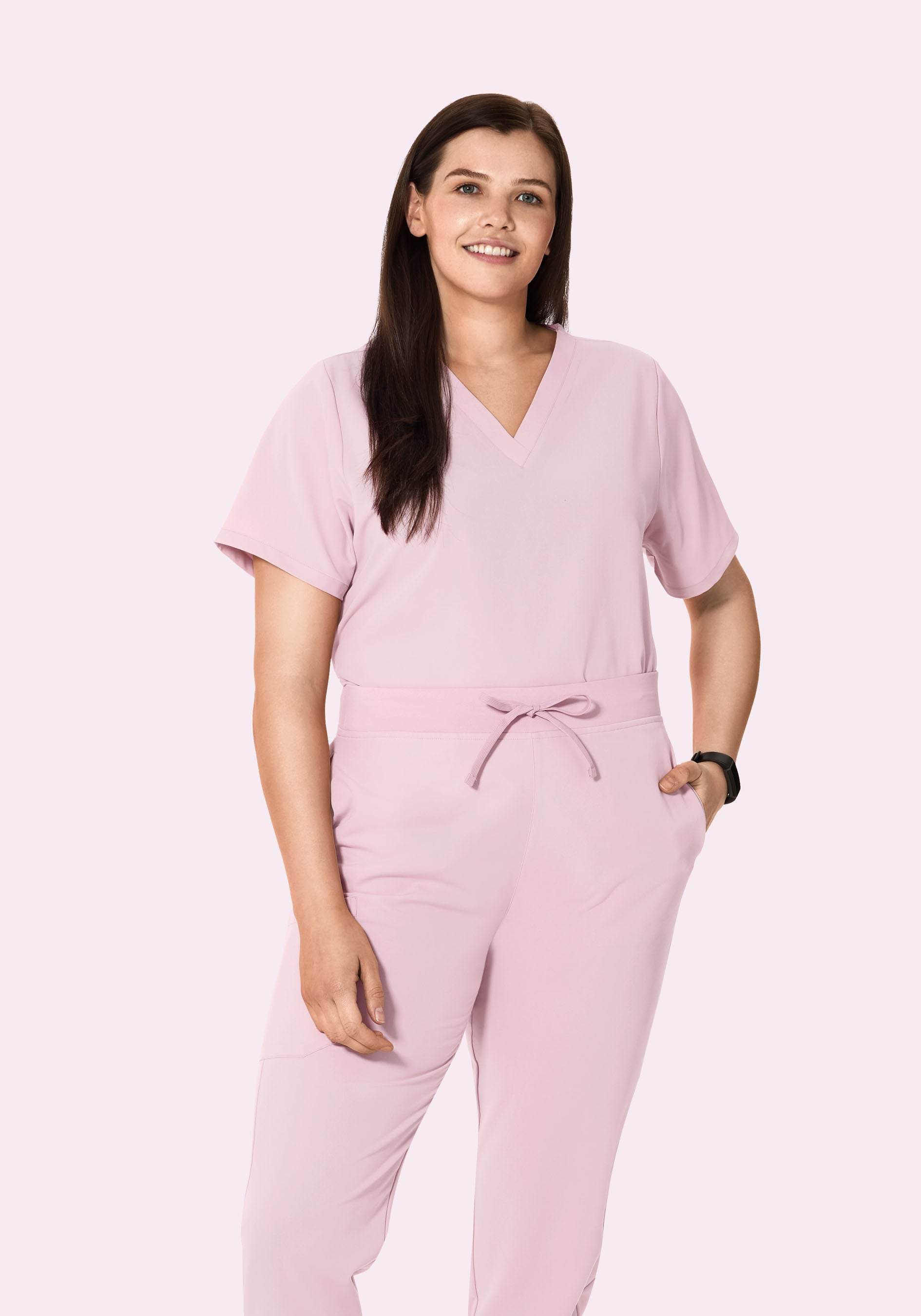 6 Pocket Top Blush Blossom