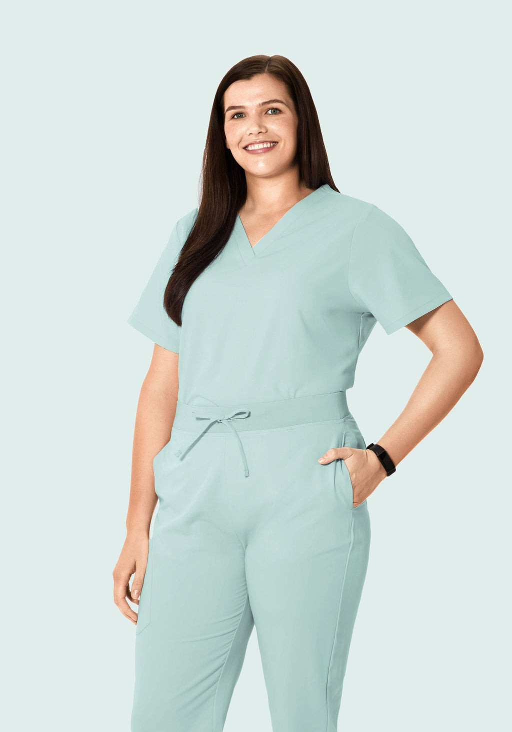 6 Pocket Top Sterling Blue