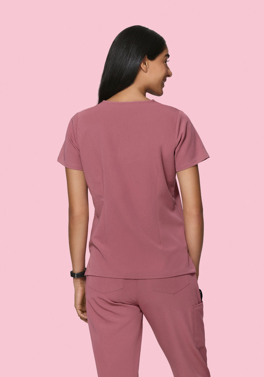 6 Pocket Top Mauve
