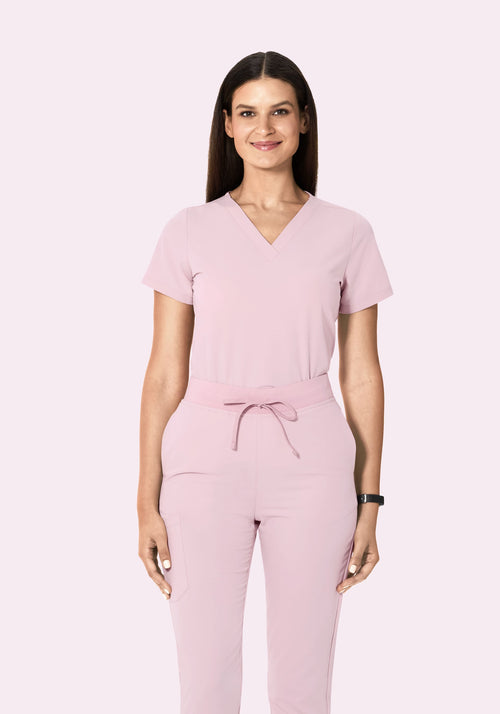 6 Pocket Top Blush Blossom