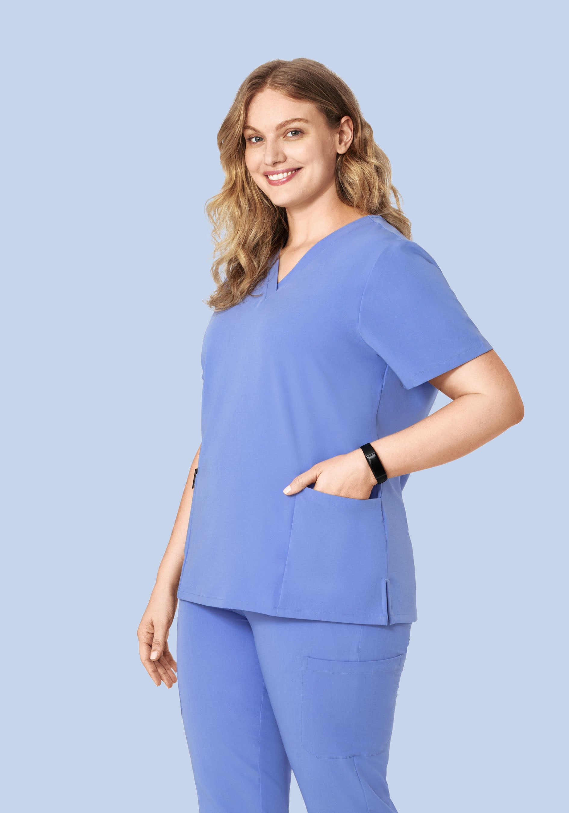 6 Pocket Top French Blue