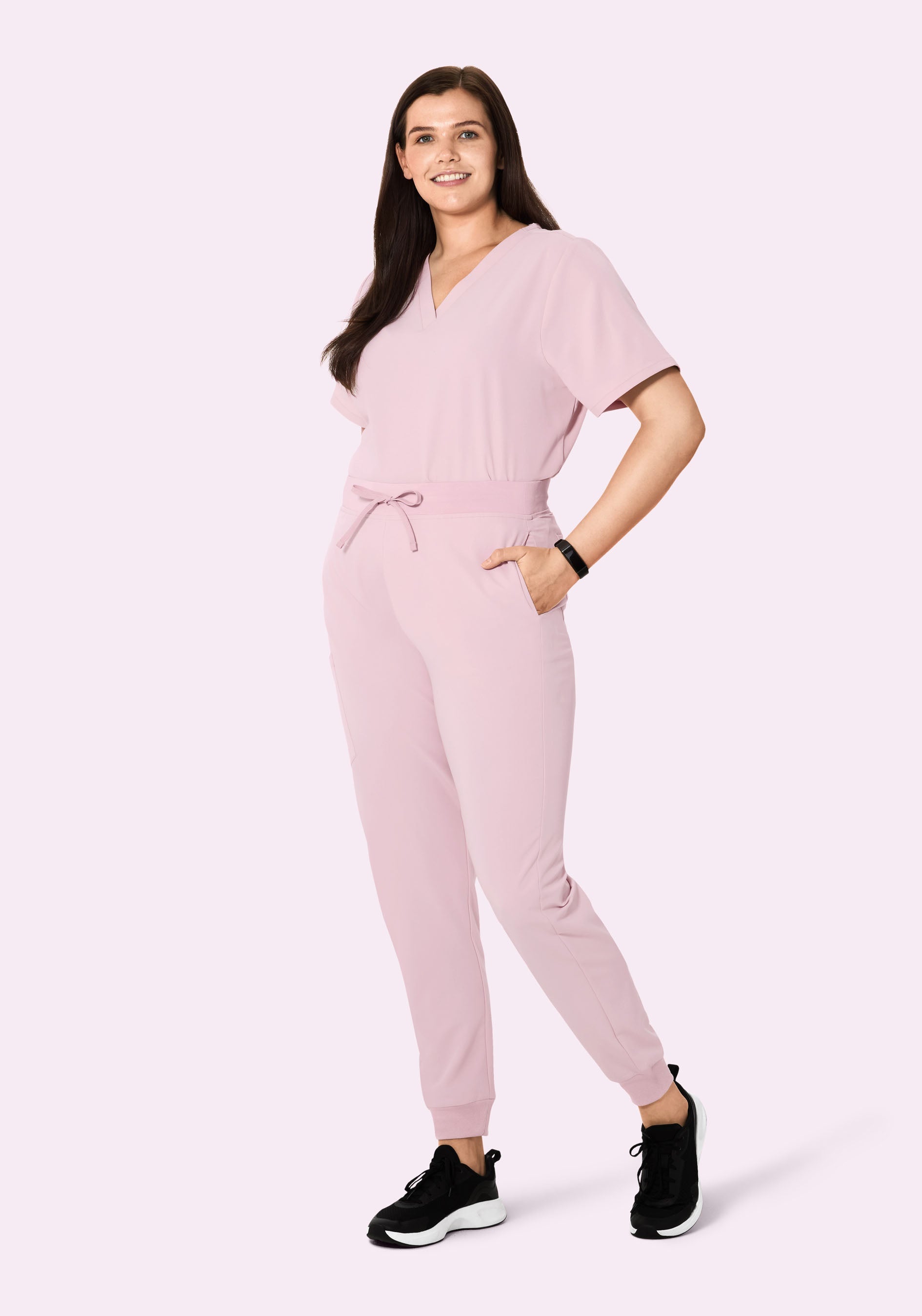 6 Pocket Top Blush Blossom