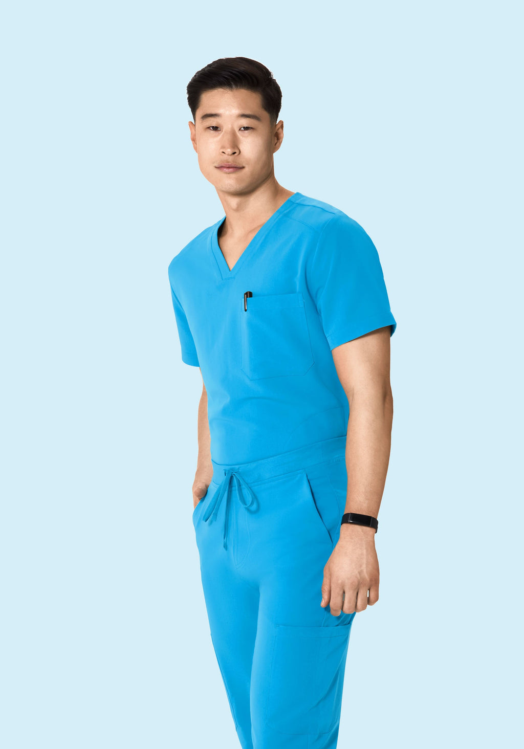 Three Pocket Top Horizon Blue