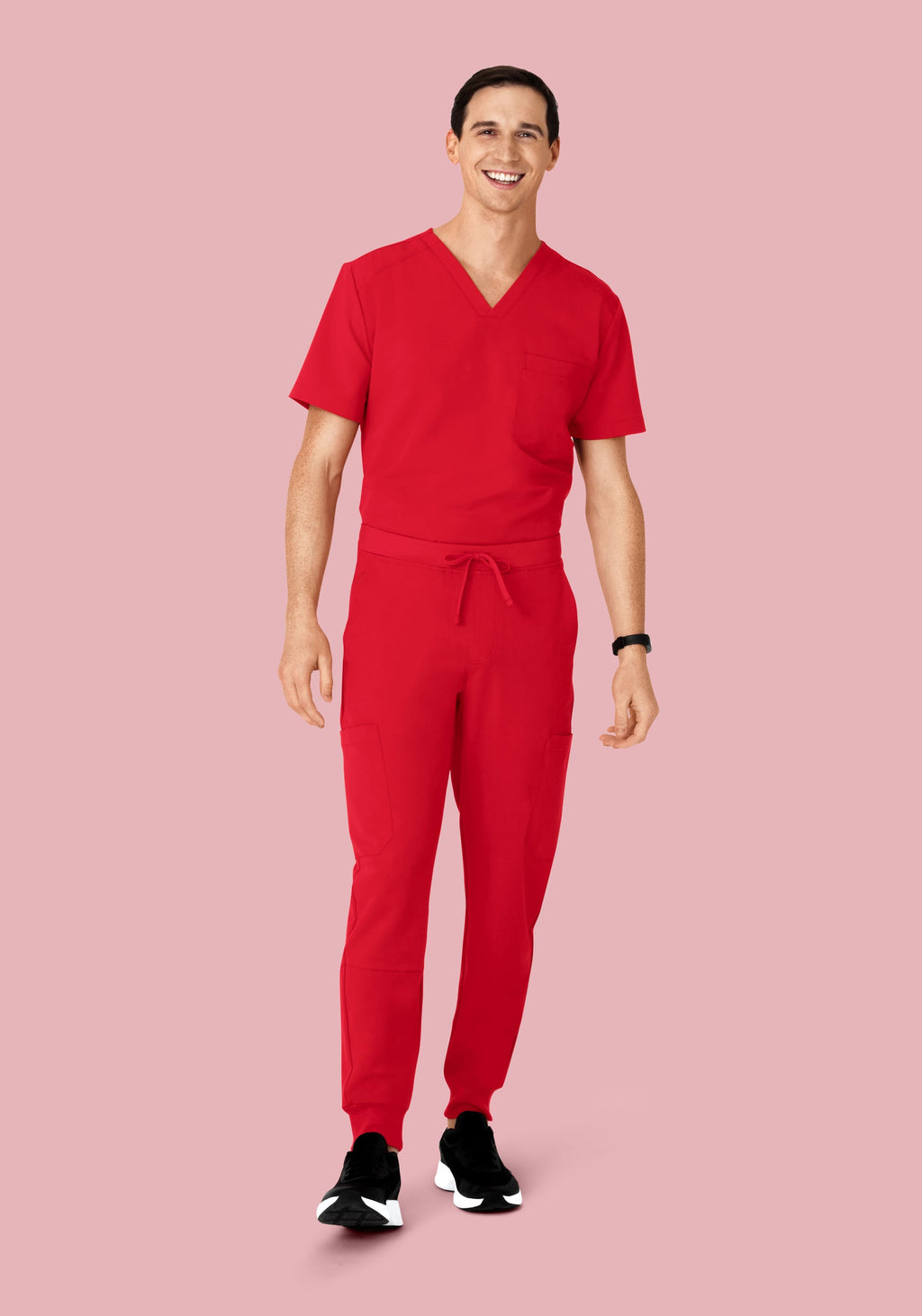 Three Pocket Top Poppy Red