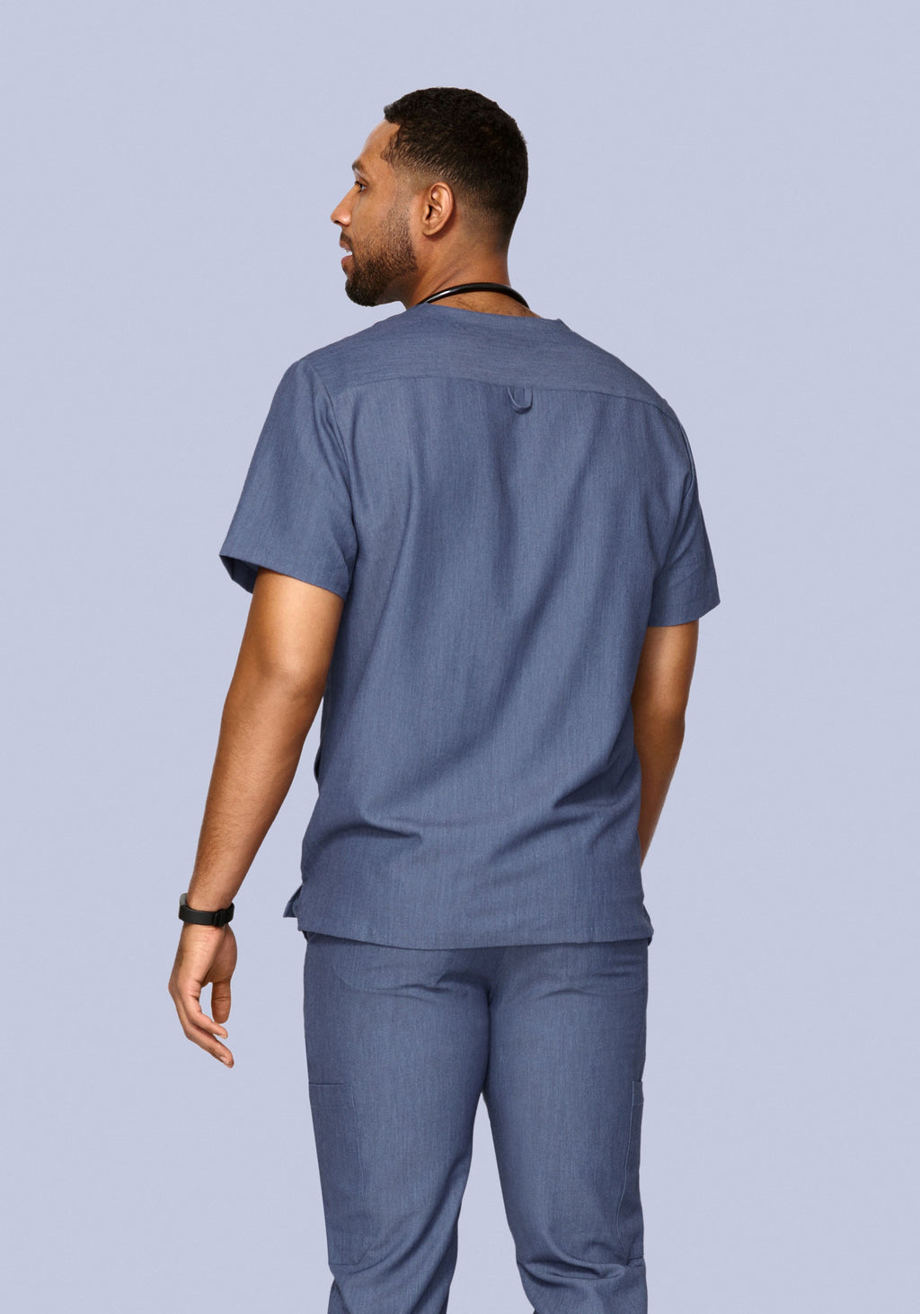 Three Pocket Top Heather Denim