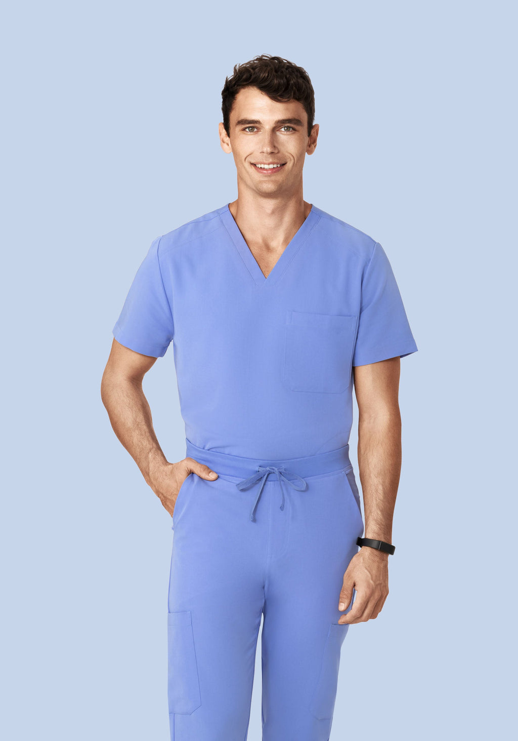 Three Pocket Top French Blue