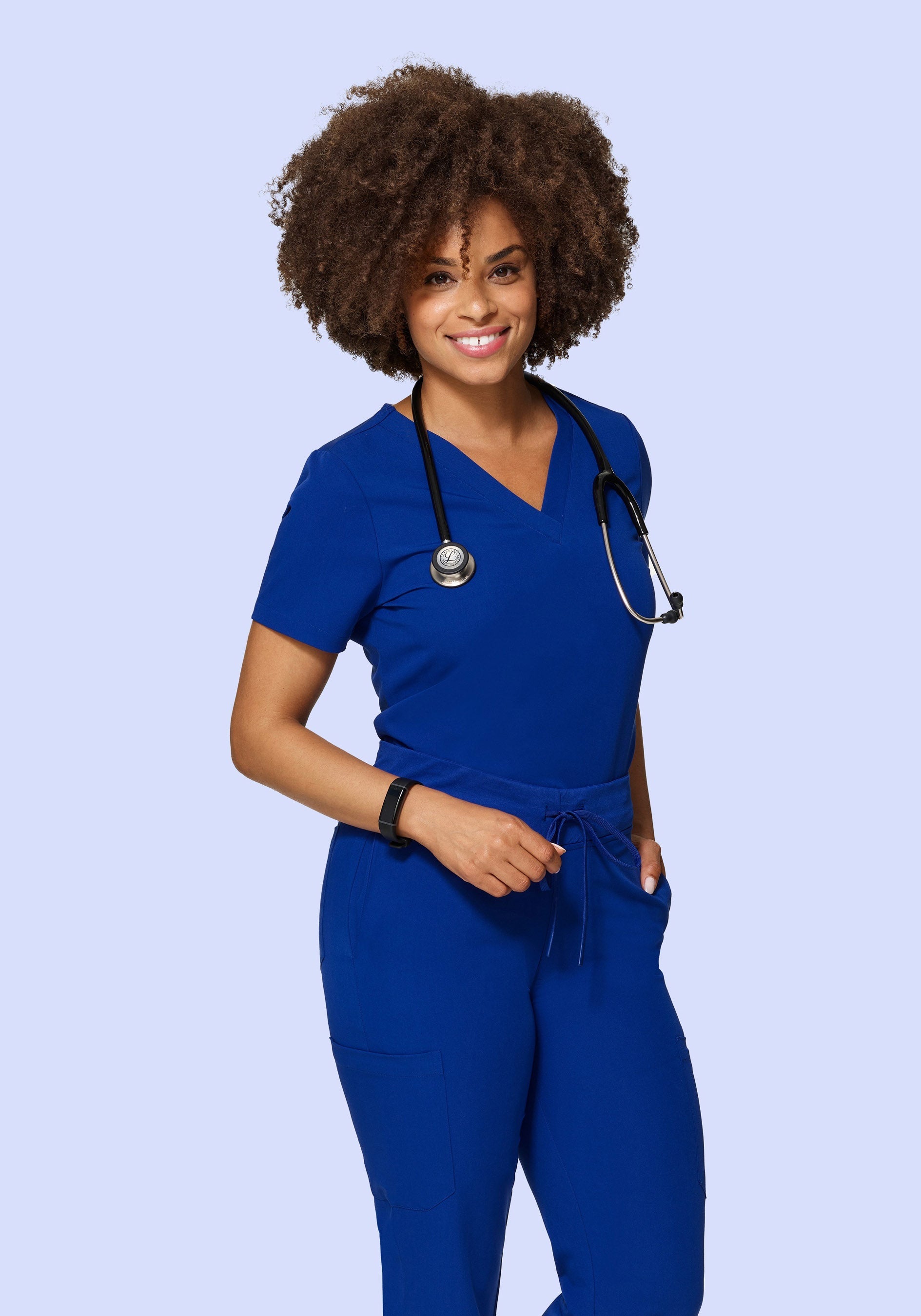 6 Pocket Top Galaxy Blue