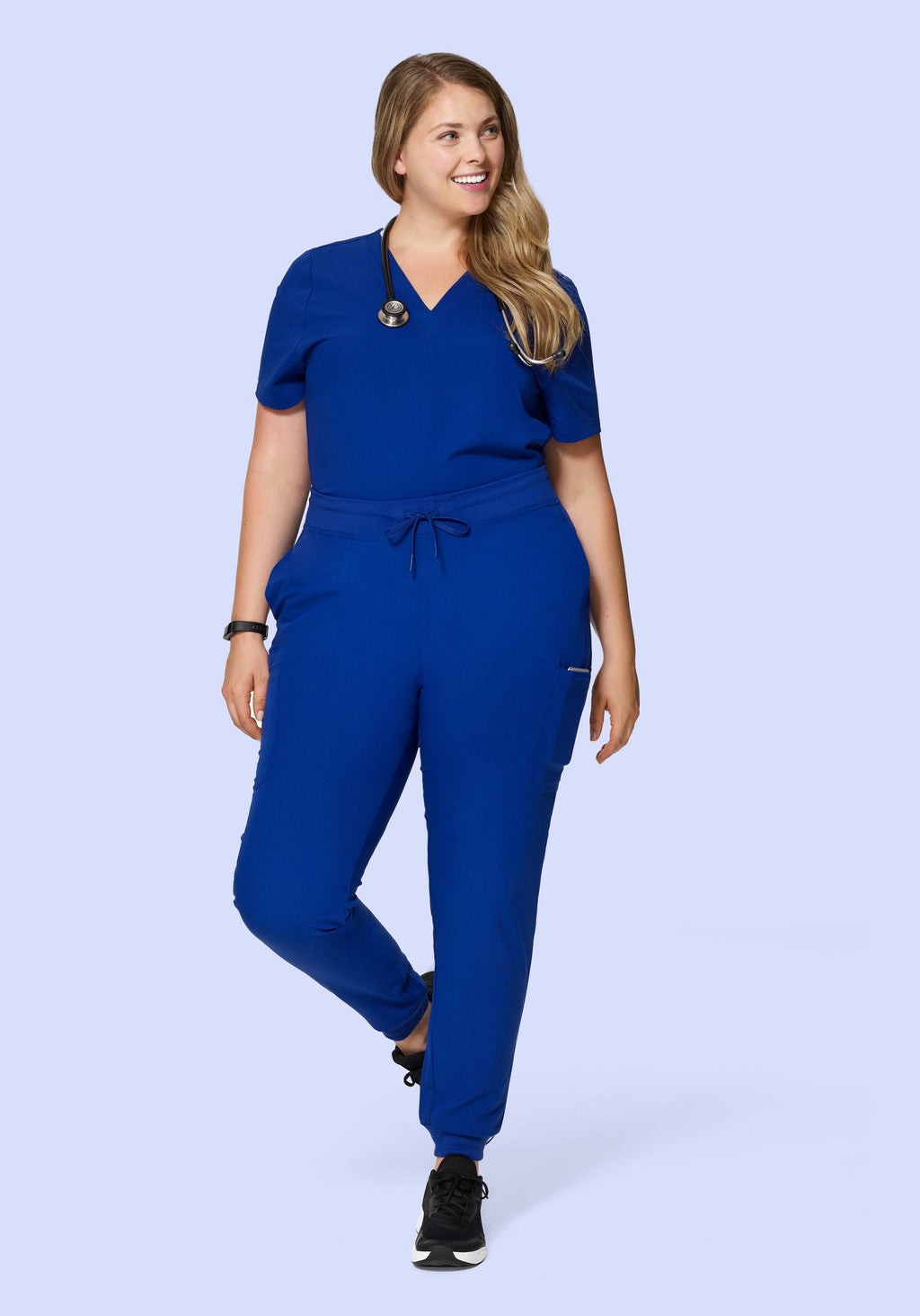 6 Pocket Top Galaxy Blue